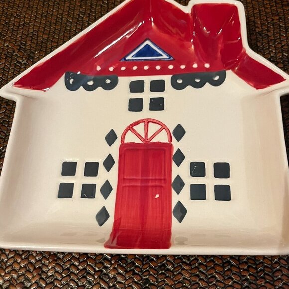 Set of 2 WORLD MARKET Nordic House 8x8” Salad Plate / Serving Dish - Retired - Picture 4 of 10